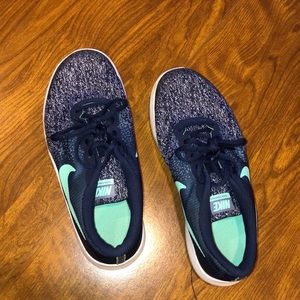 Blue Nikes